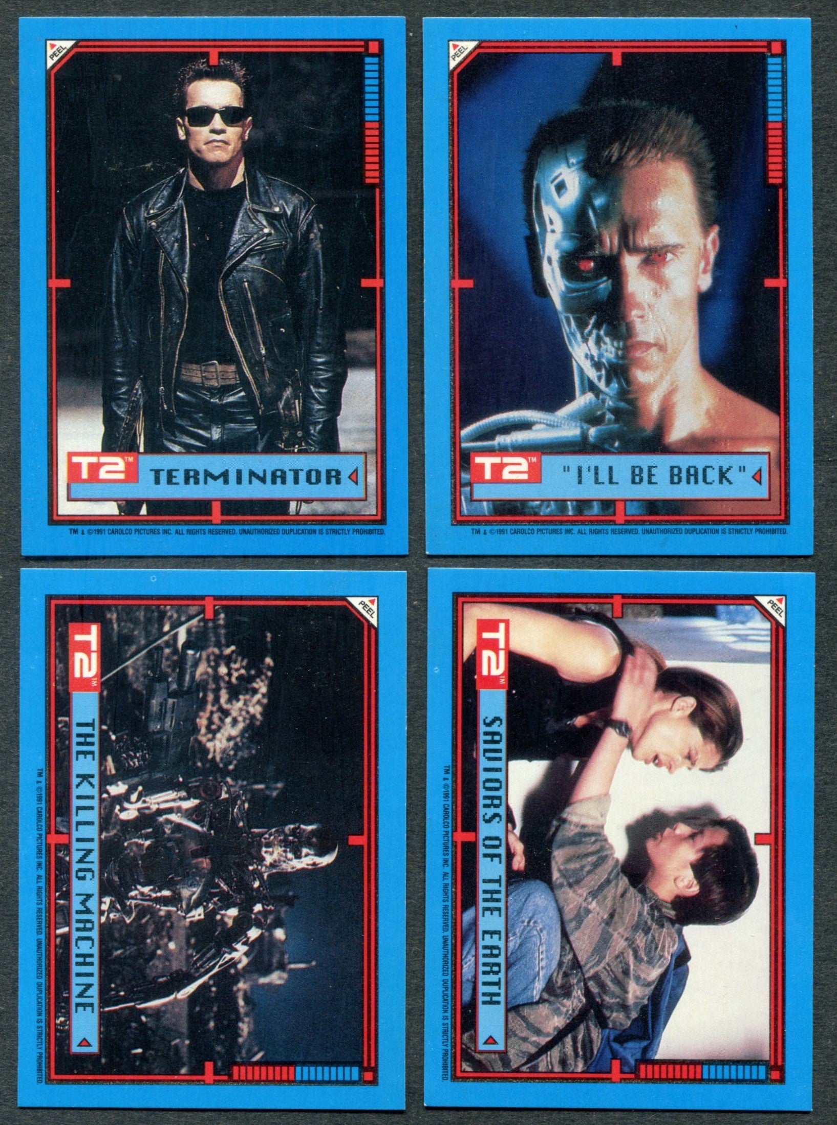 1991 Topps Terminator 2: Judgement Day Complete Set (44) NM NM/MT
