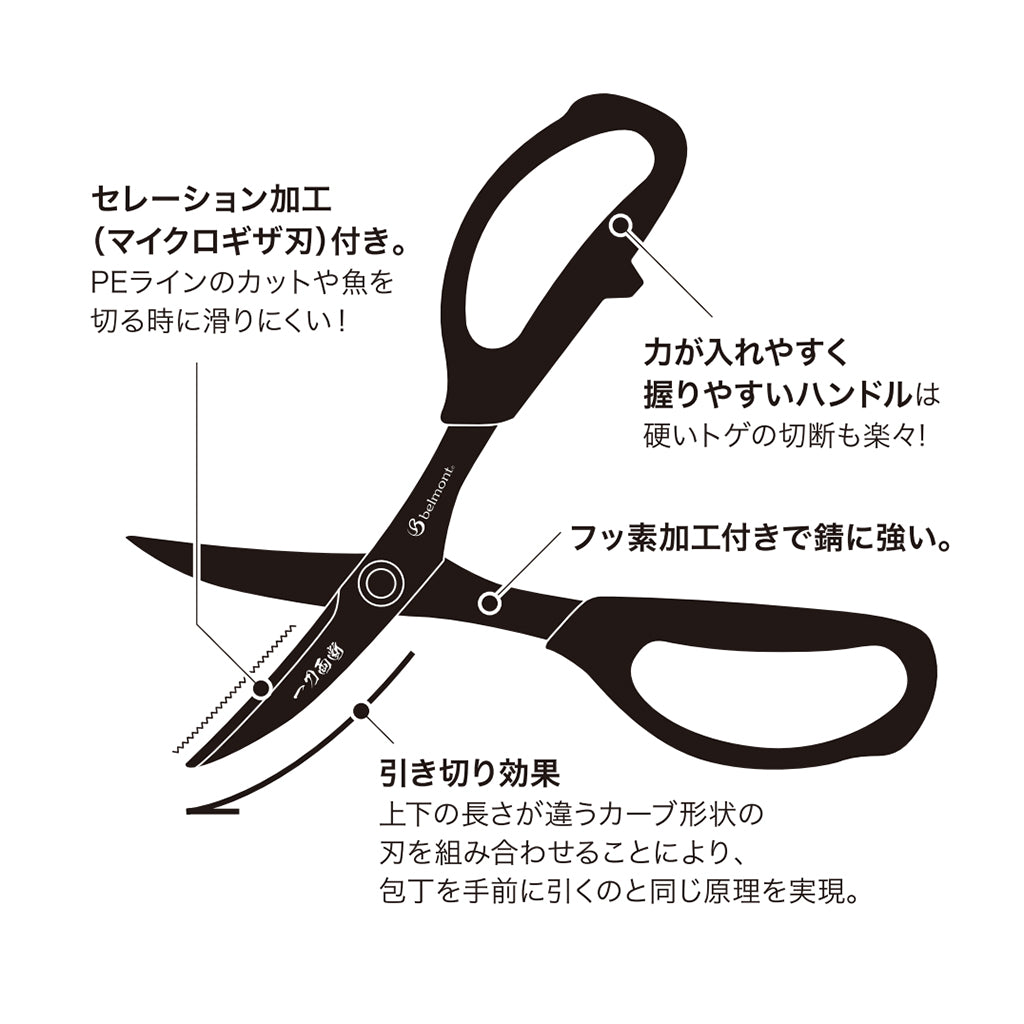MP-290 一刀両断ハサミ-ikejime – ベルモント オンライン ショップ