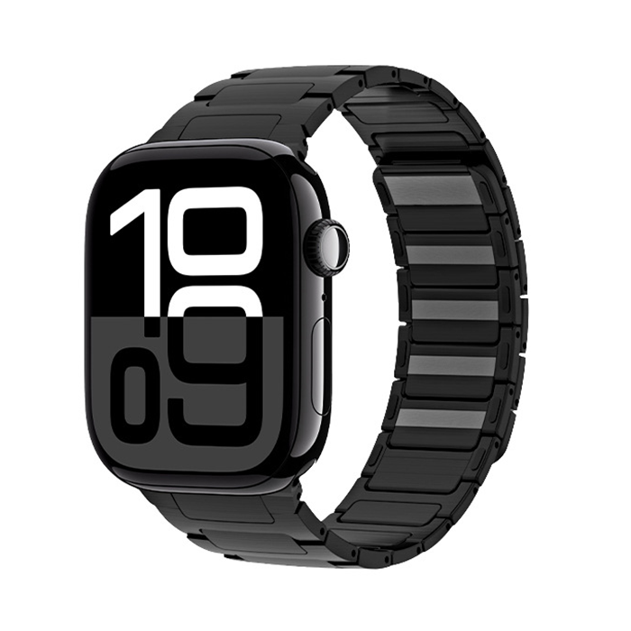 磁気ロック式】リュクスリンクマグネットバンド【アップルウォッチ