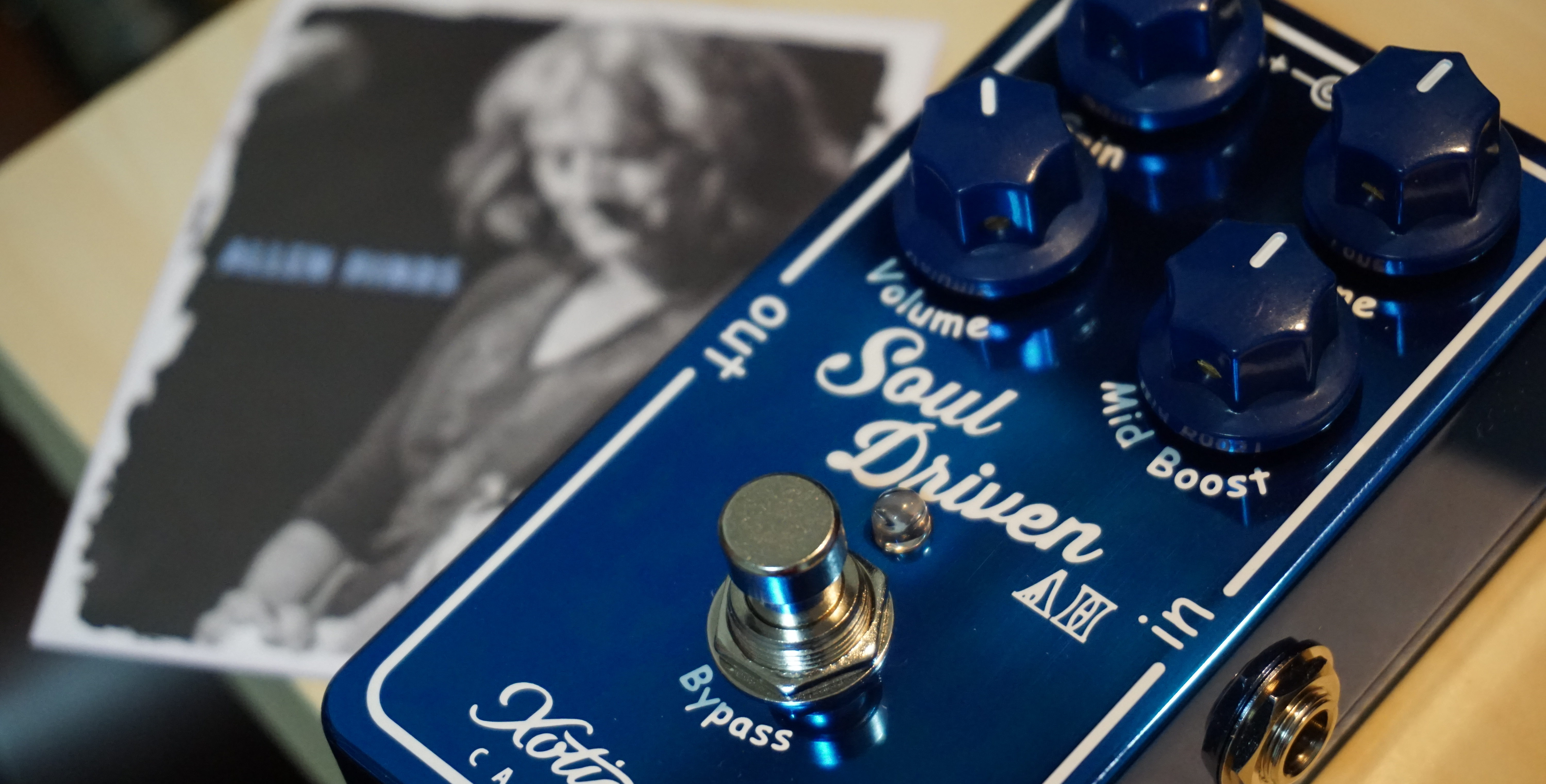 Xoticの新ペダルSoul Driven AH【Allen Hinds】