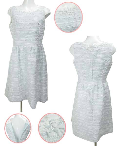 ハロッズ Harrods 水色 ツィード ジャケット ワンピース 3 | ハロッズ