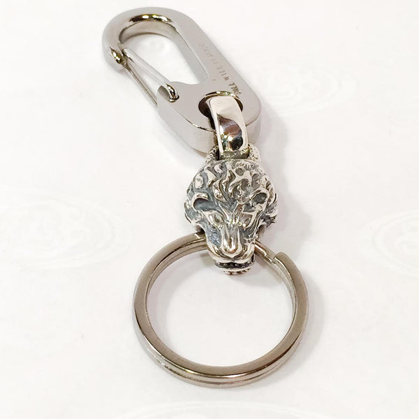 Titanium-Silver Hybrid Medium Keychain - Bill Wall Leather Inc.