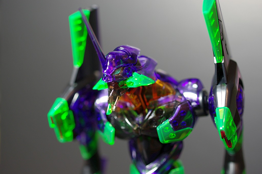 富士急ハイランド限定 エヴァ初号機クリアタイプを組んでみた