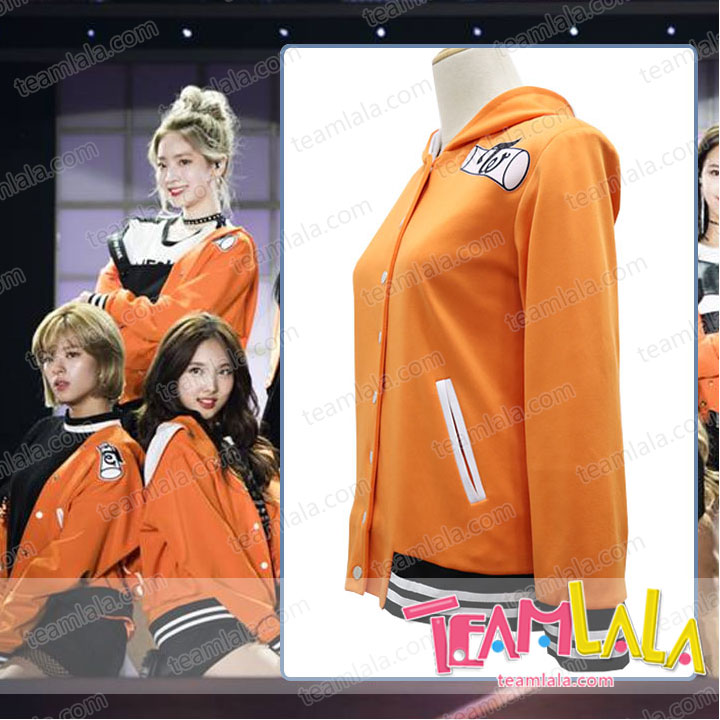 TWICE TT Japanese Ver. オレンジ スタジアムジャンパー衣装♪｜teamlala