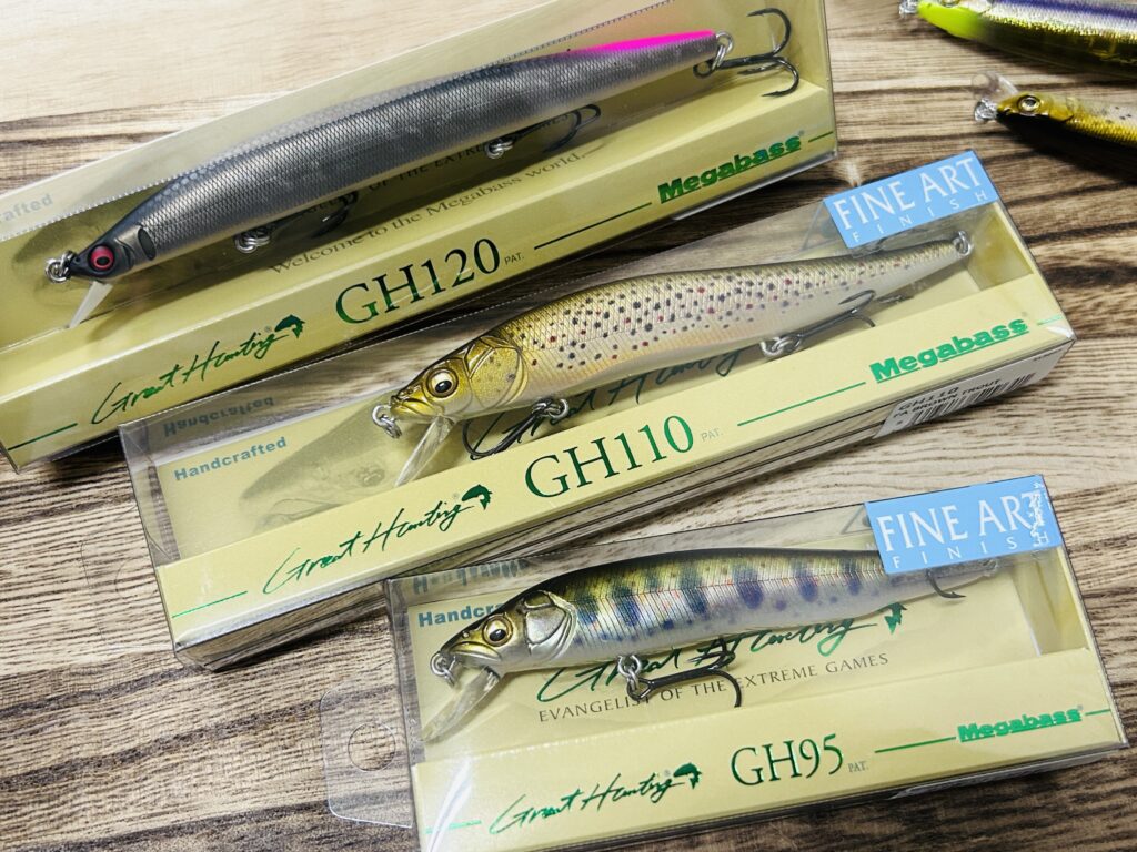 Megabass 新作ルアー】GH95/GH110/GH120待望のトラウトルアーが入荷