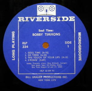 ちょっと一息・16 soul time / bobby timmoms