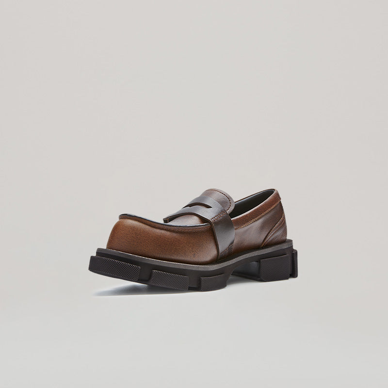 both - GAO PIERCED LOAFER-BROWN | both Paris - Fashion Rubber