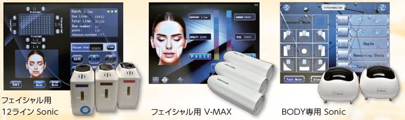 3Dパーフェクションソニック (12Lineハイフ）(フェイシャル・ボディ)