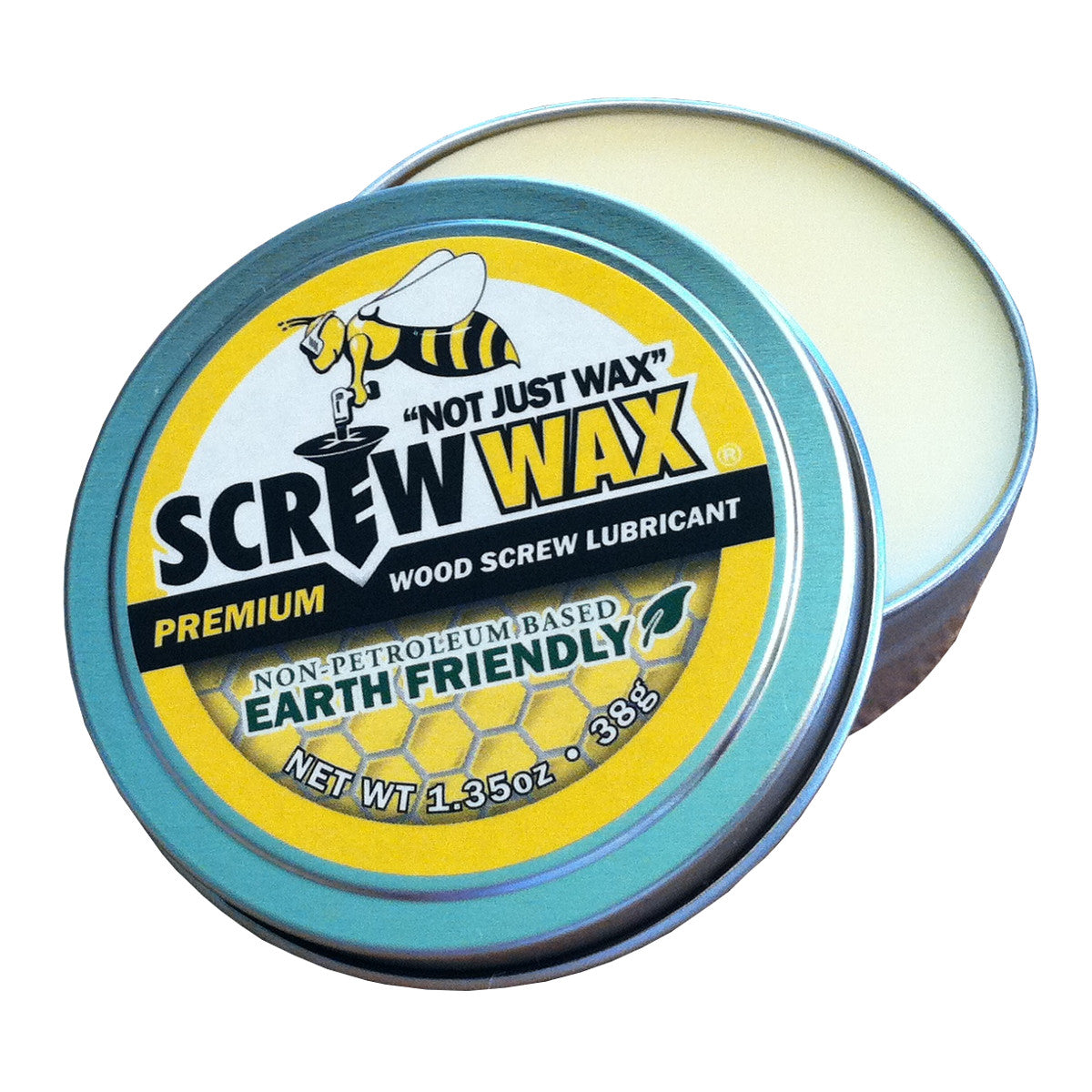 Screw Wax Tin - 1.35oz | Brusso Hardware