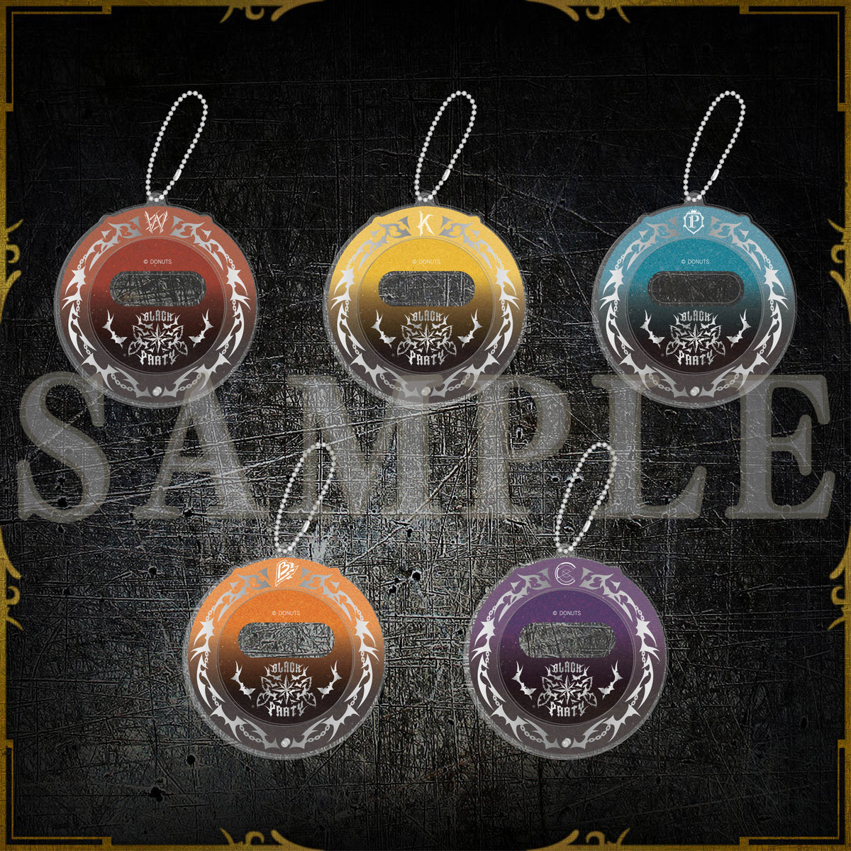 BLACK PARTY 缶バッジホルダー – ブラックスター -Theater Starless