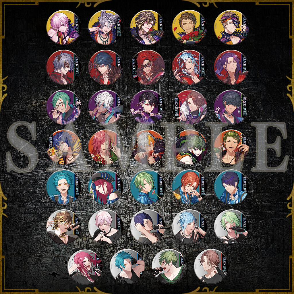 BLACK LIVEⅡ 57mm缶バッジ – ブラックスター -Theater Starless