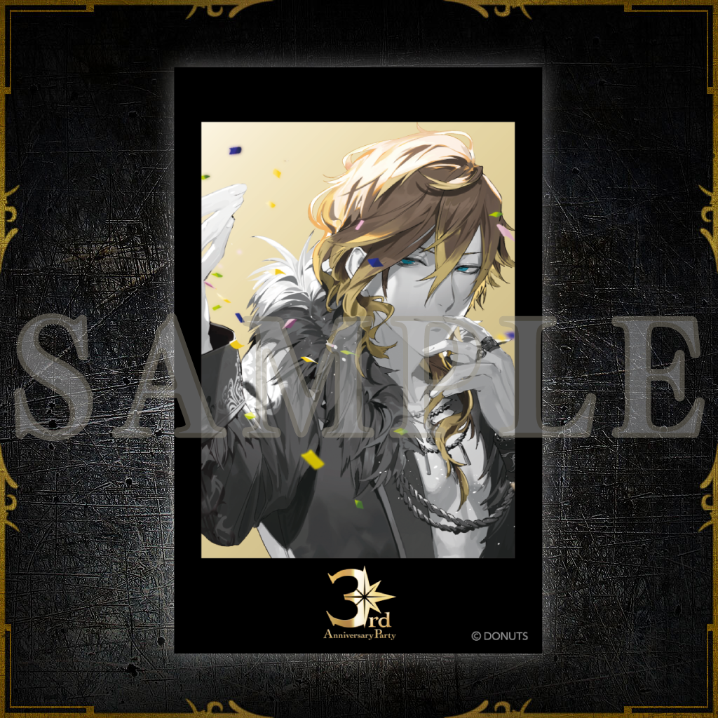 チェキ風カード 3rd Anniversary Party ver. – ブラックスター