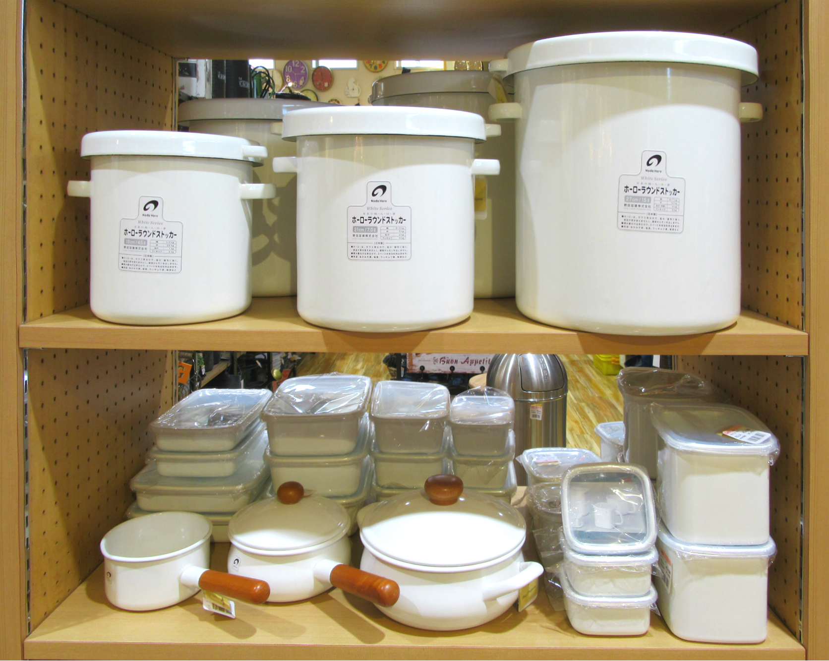 野田琺瑯 鍋&保存容器&ラウンドストッカー | ZAKKA & COSME じゅん TONAMI