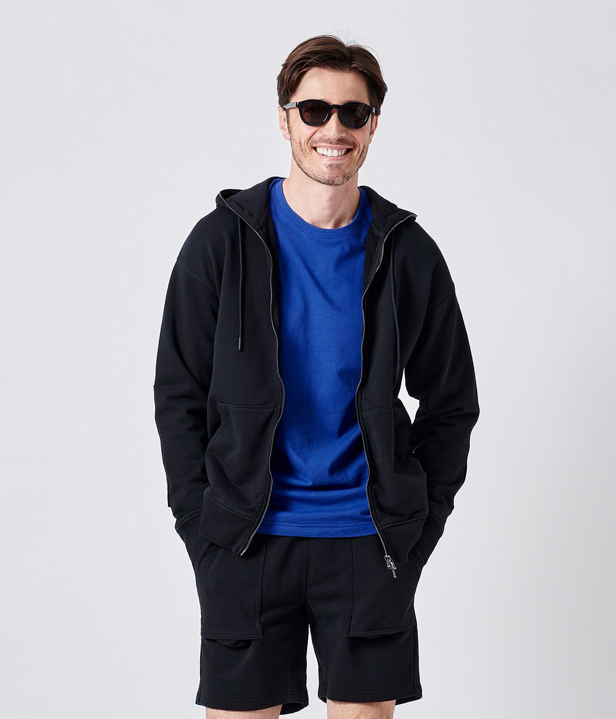 23/SS商品 》ELBOW PAD ZIP HOODIE/ELBOW PAD SWEAT | junhashimoto