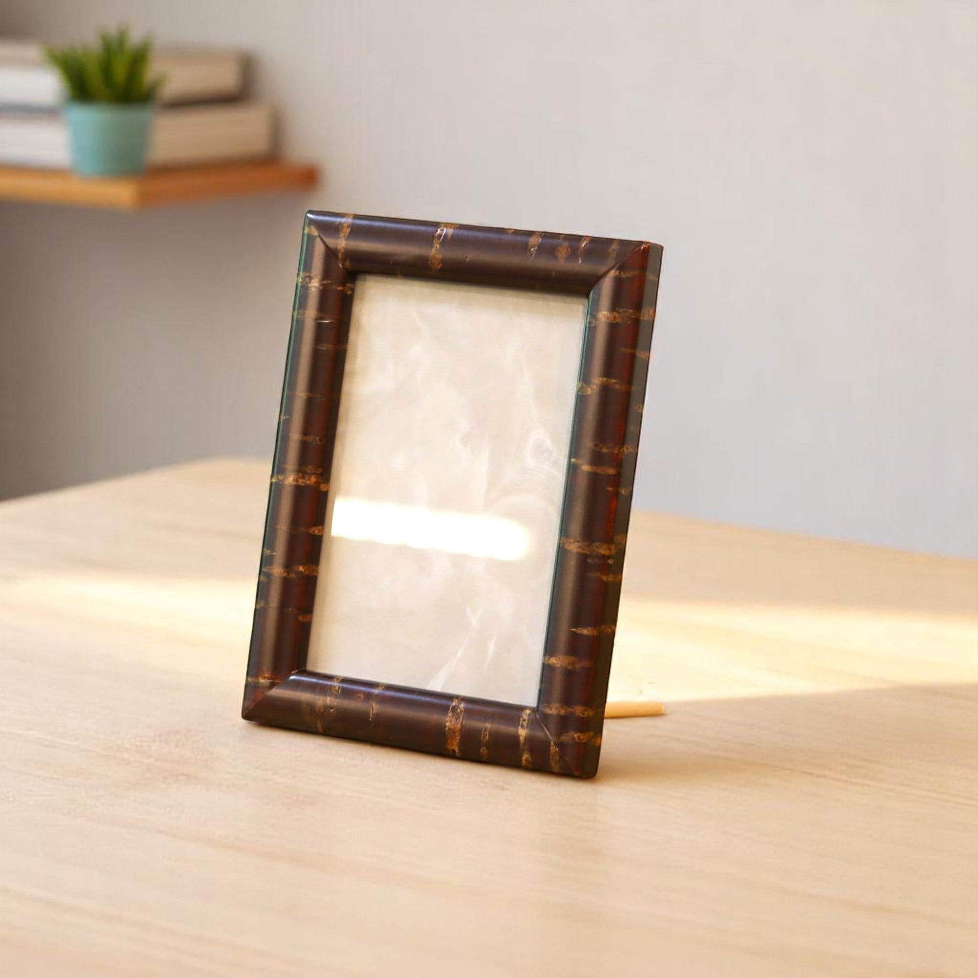 樺細工 | 写真立て | ハガキ版 | 角館伝四郎