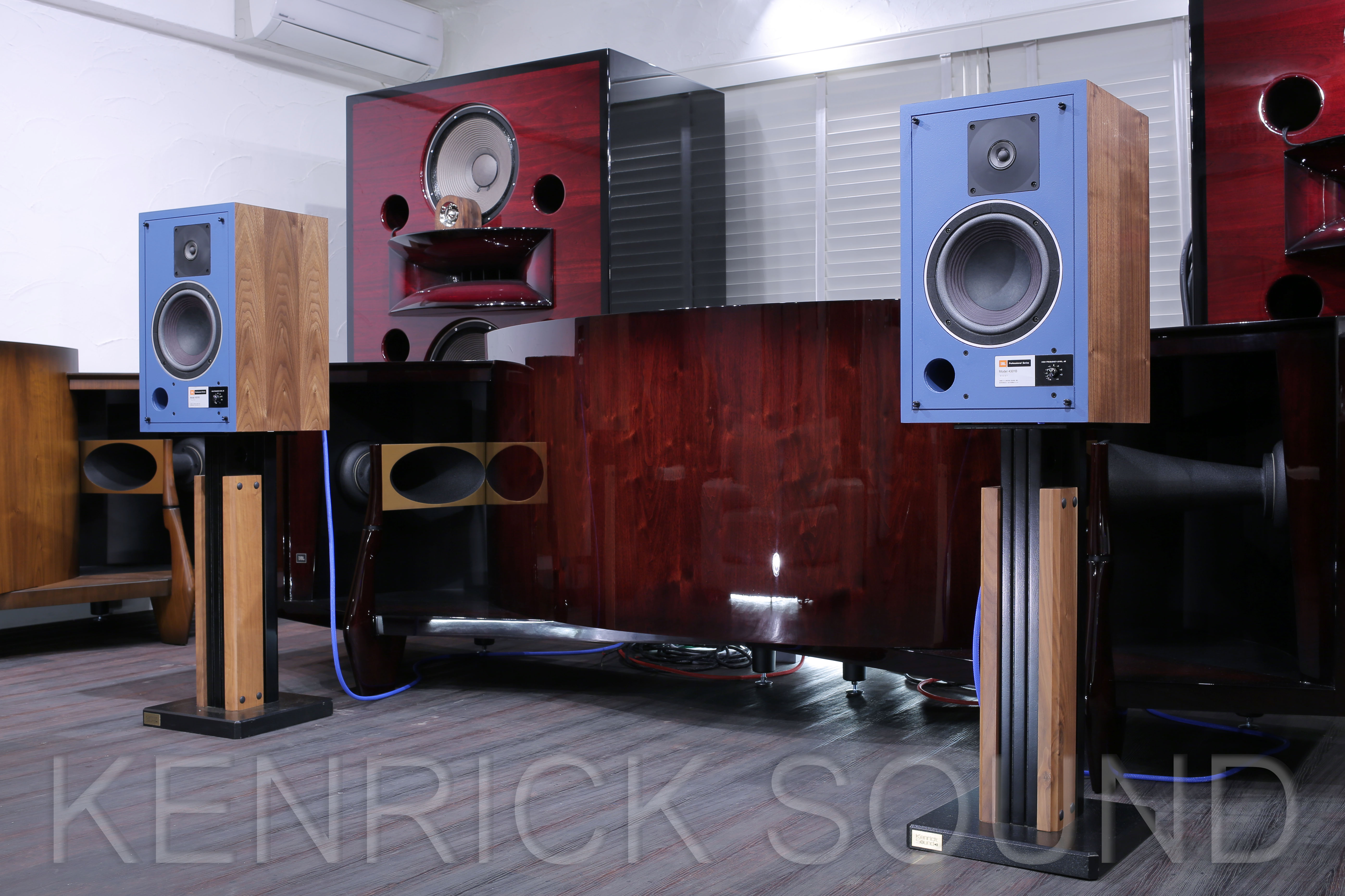 JBL 4301B 別格の音表現にチューン, トランス式ATT, 新品リコーン