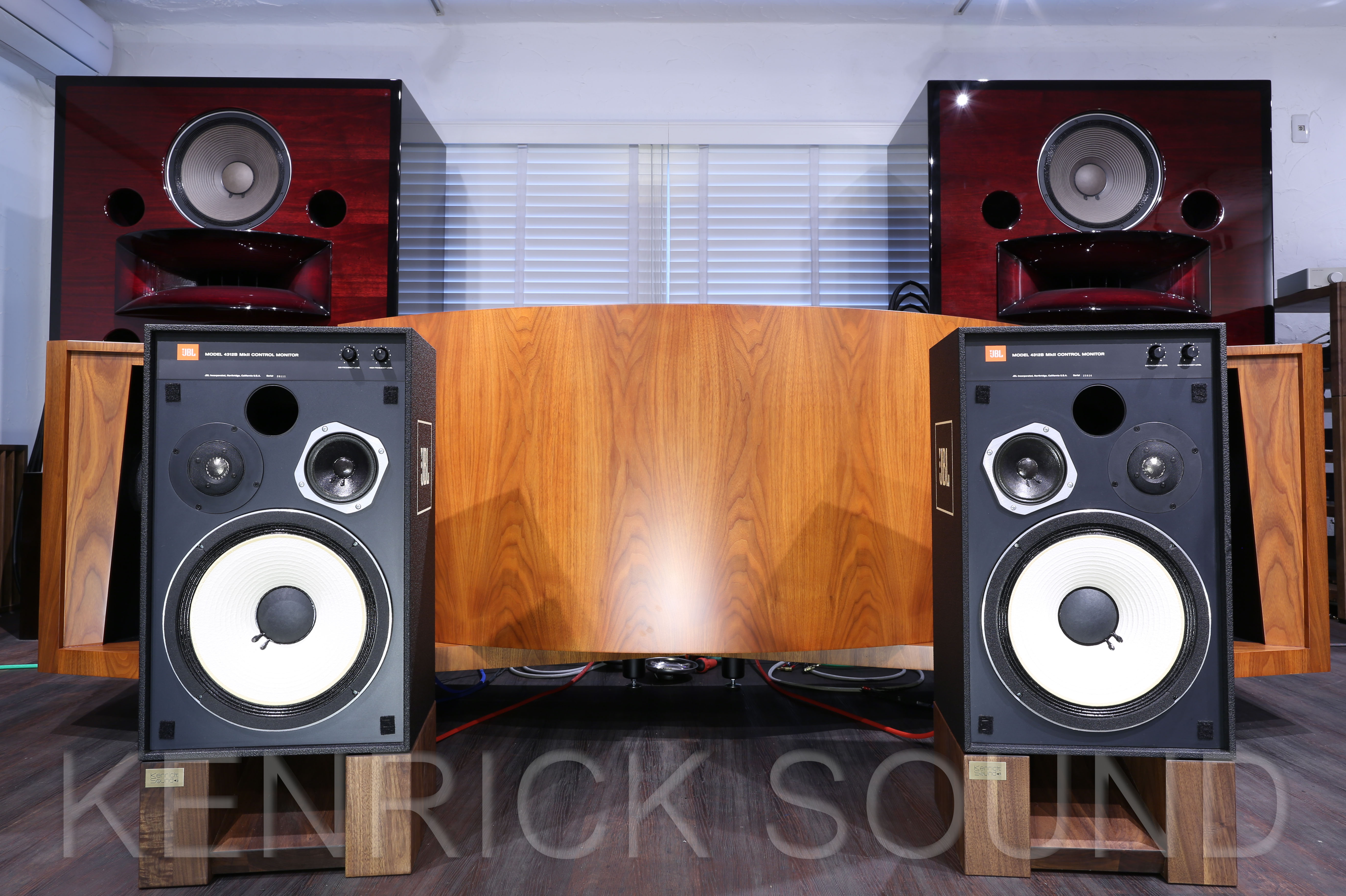 JBL 4312B MK2(MKII) 3wayモニタースピーカー ケンリックメンテ品