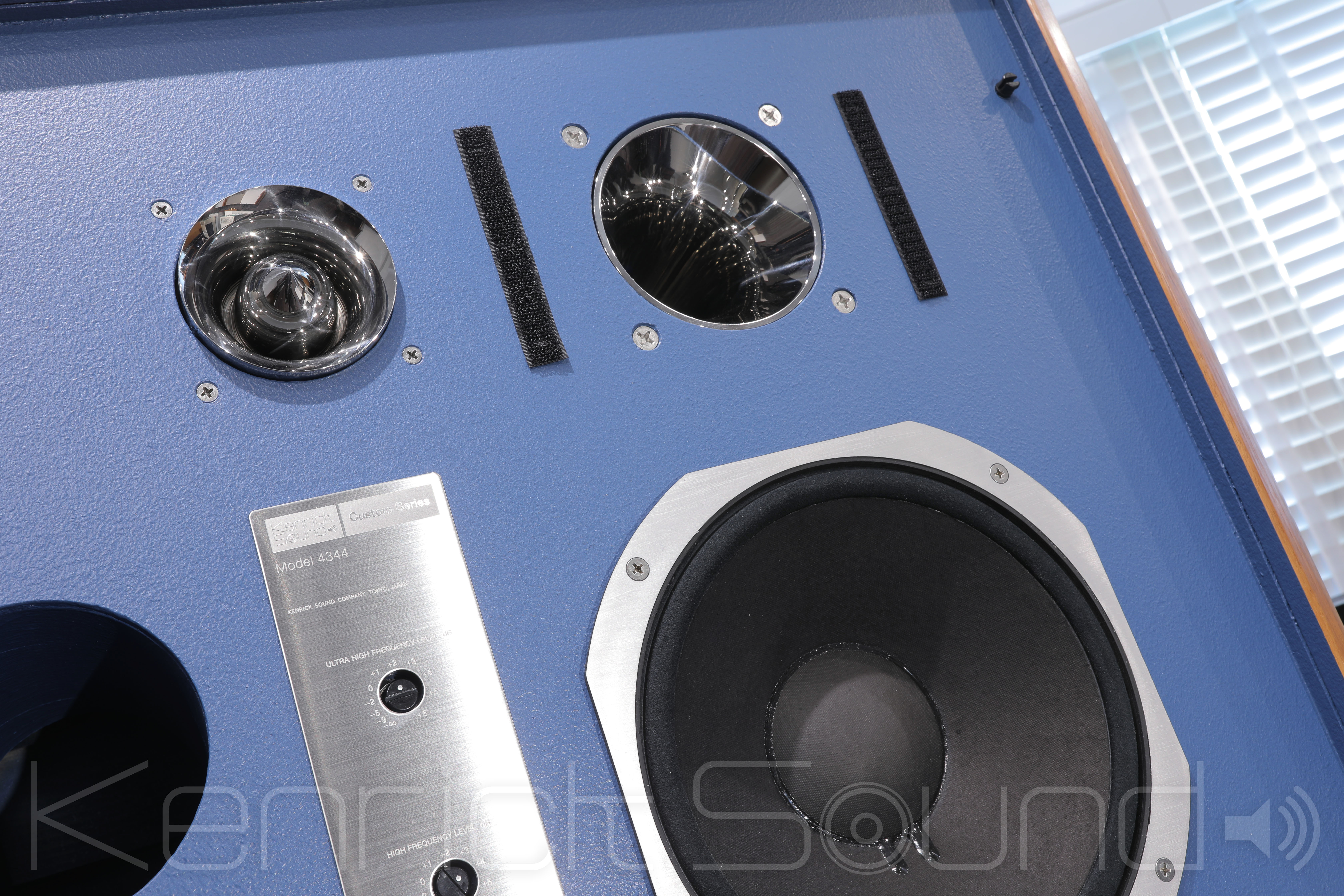 圧巻の実力 KENRICK SOUND 4344 JBLブルー&ヘアライン ファインメット