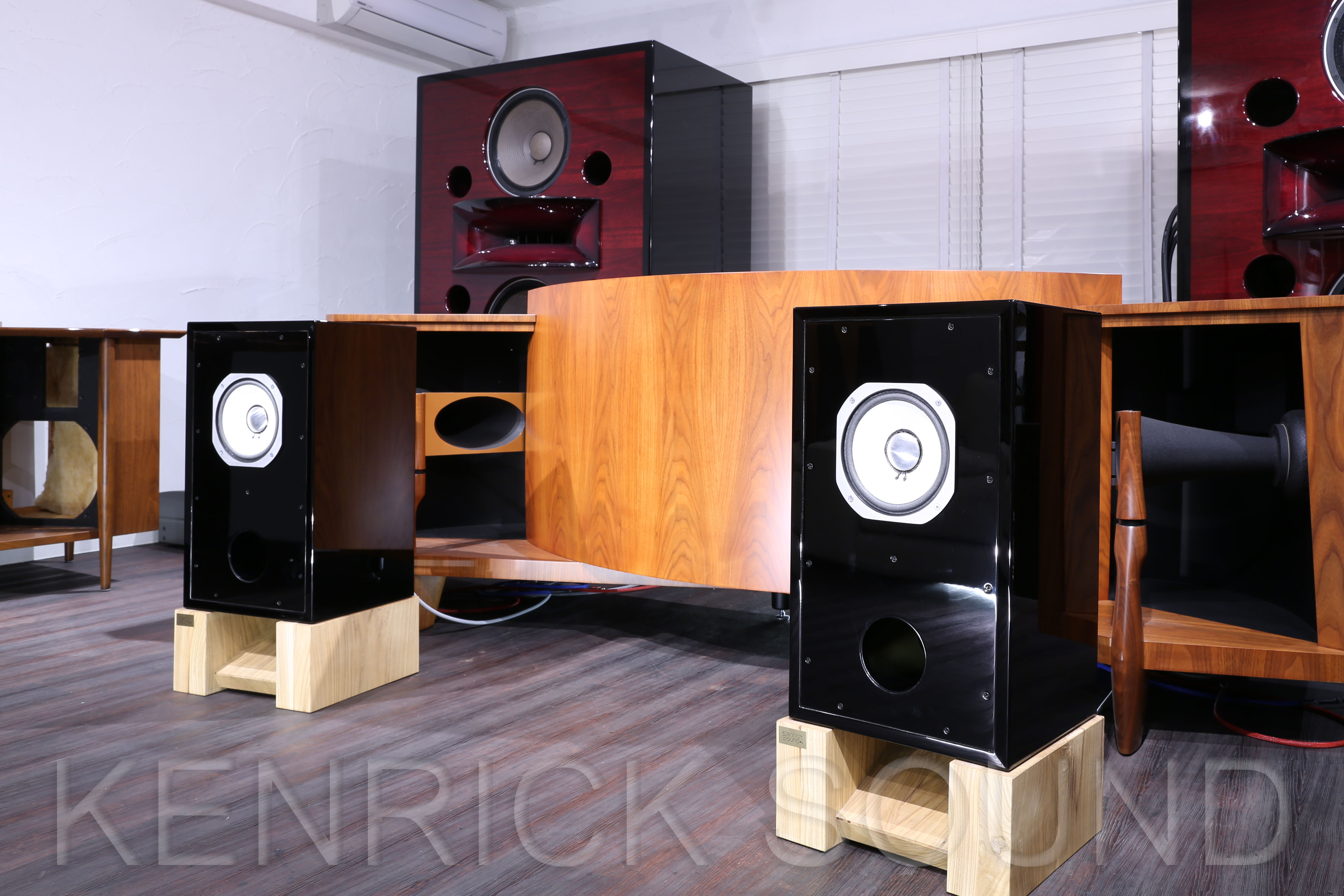 JBL LE8T-H 新品リコーン&再着磁 ピアノブラック ケンリック