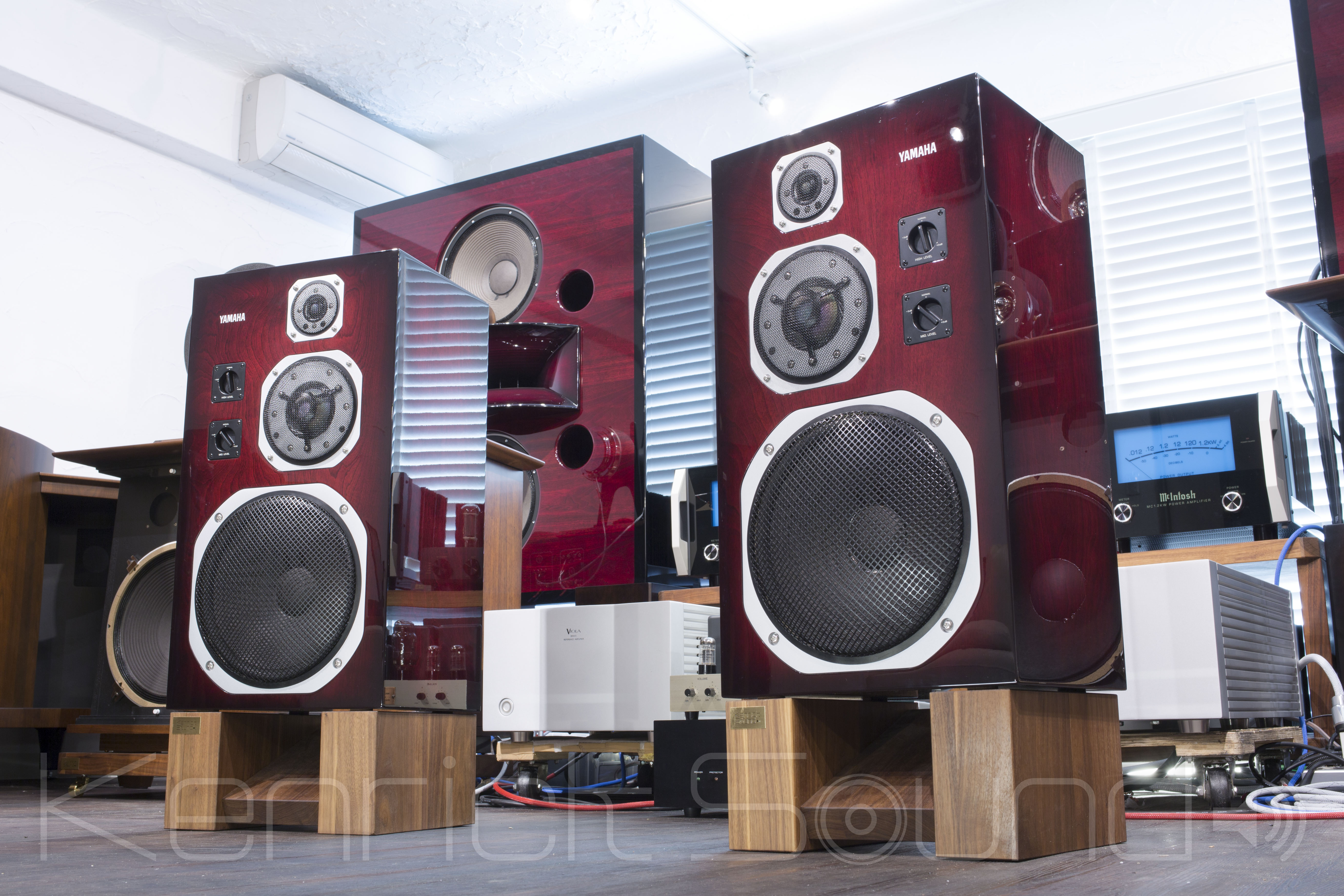 YAMAHA NS-1000M オーバーホール済 オックスブラッド新品塗装