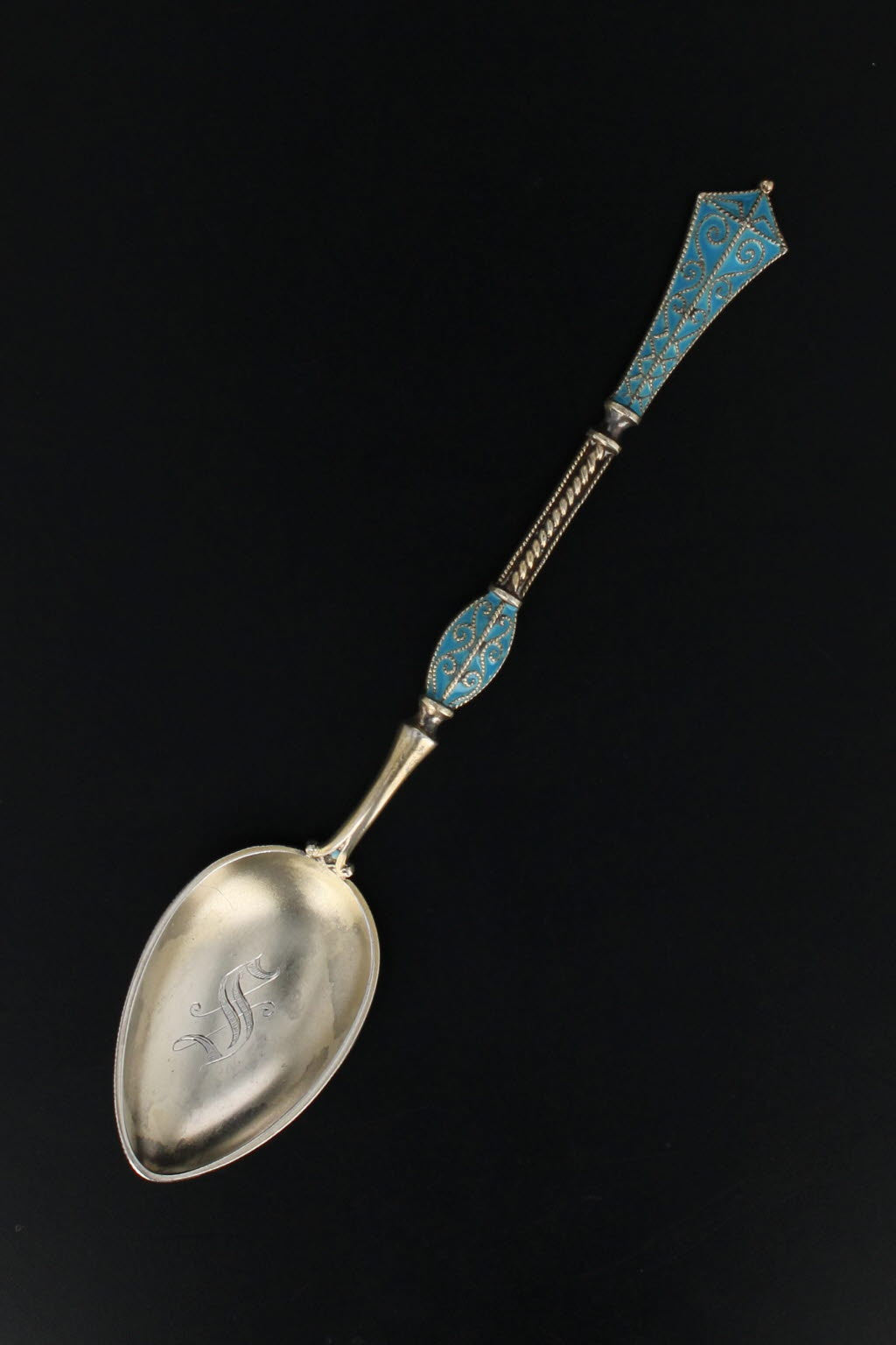 David Andersen Norway Dragestil Spoon Demitasse Sterling Silver Enamel