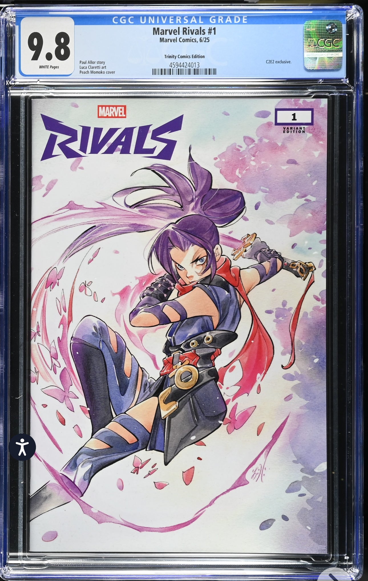Marvel Rivals #1 CGC 9.8 Peach Momoko C2E2 Variant – JJL Collectibles