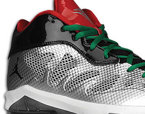 Jordan Melo M8 Advance: Metallic Silver - Black - Pine Green - Air