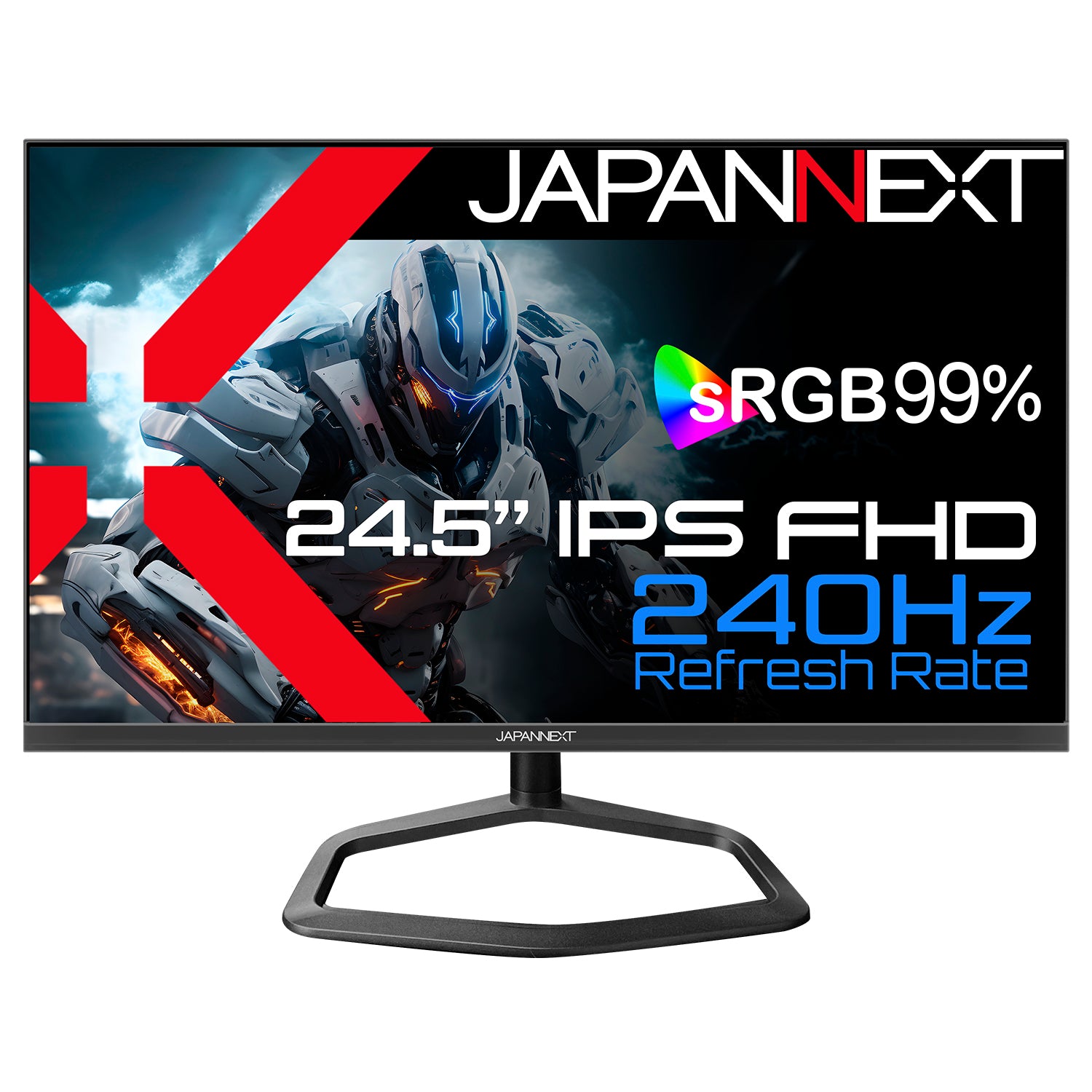 ユニットコム限定】JAPANNEXT 24.5インチIPSパネル 240Hz対応 フルHD