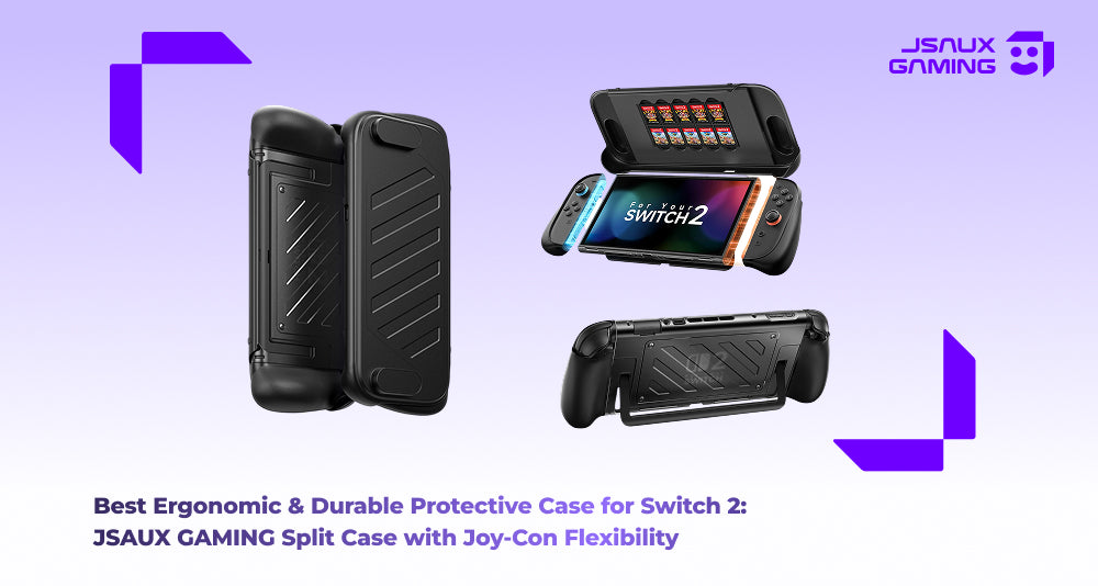Best Ergonomic & Durable Protective Case for Switch 2: JSAUX GAMING Sp