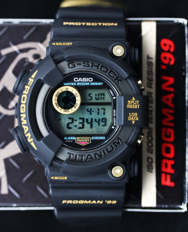 黒金蛙 カシオ ジーショック フロッグマン'99 生産終了 買取りました！