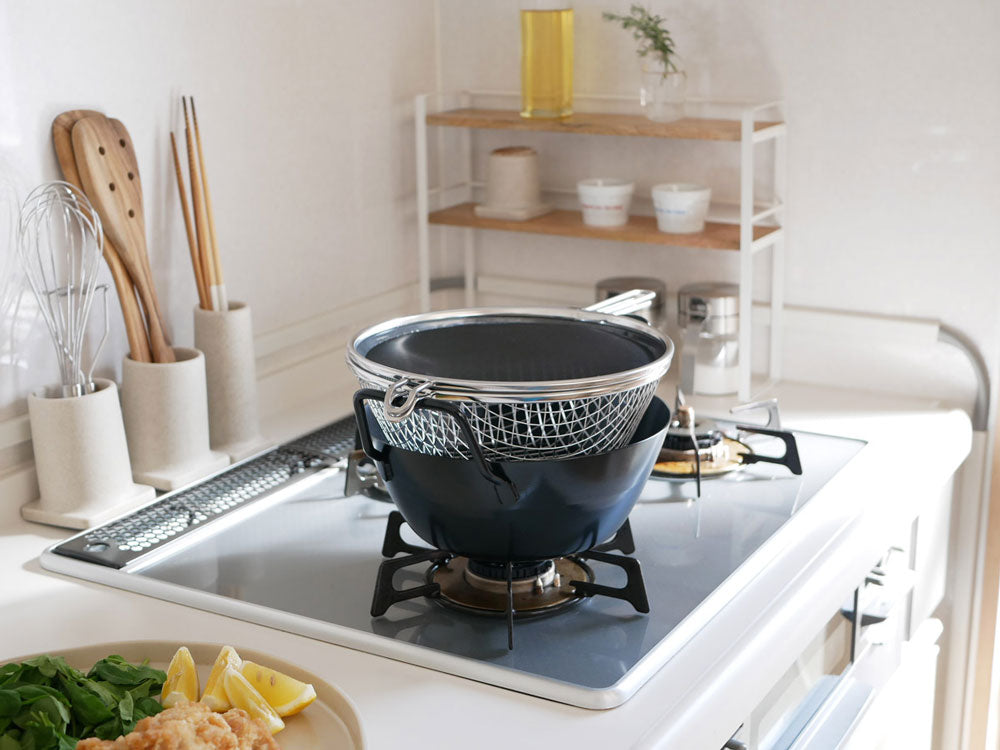 la base/ラバーゼ＞鉄揚げ鍋セット – カチモ | カチあるモノで価値ある