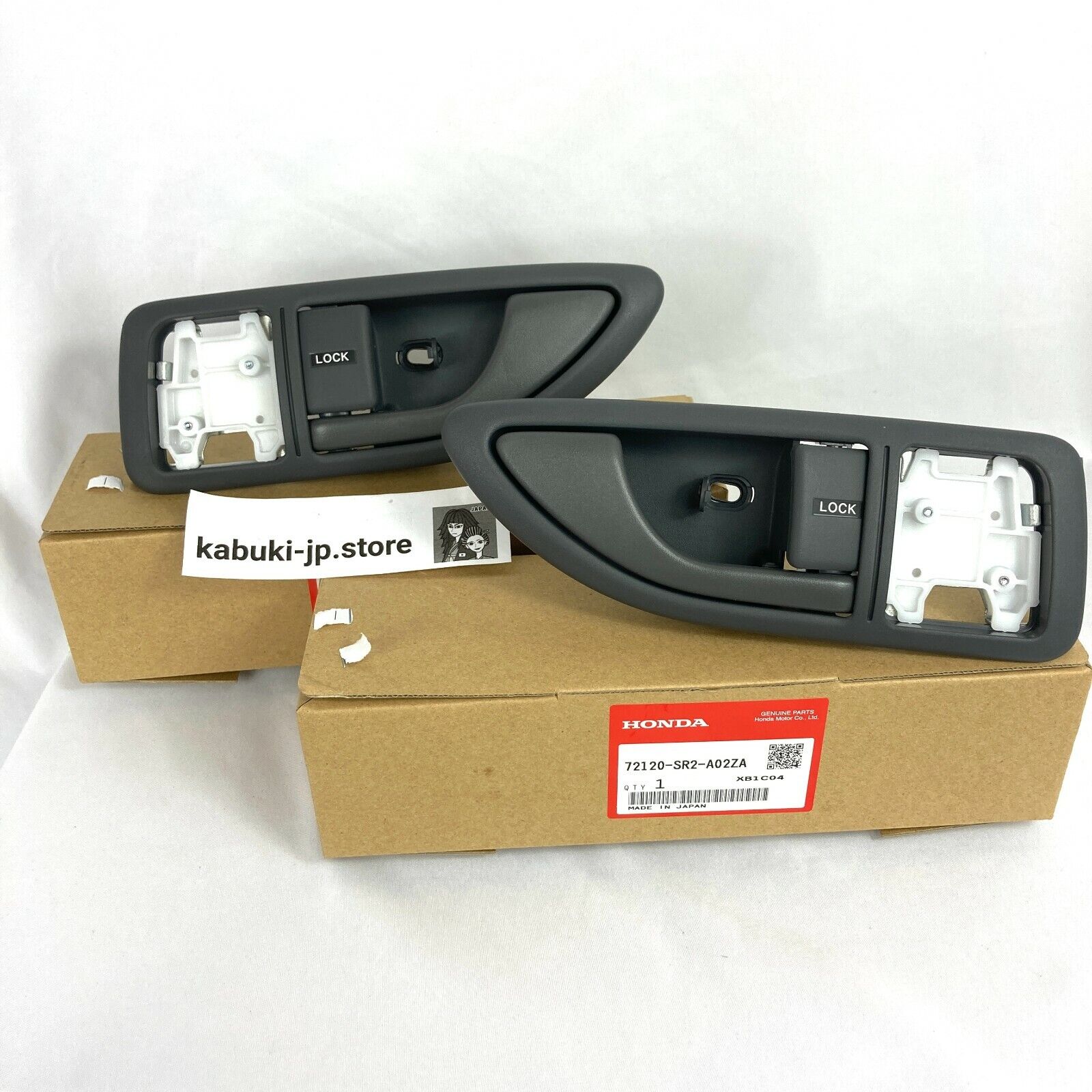 Honda Genuine Del-Sol Interior Door Handles 2 Set LEFT & RIGHT 93
