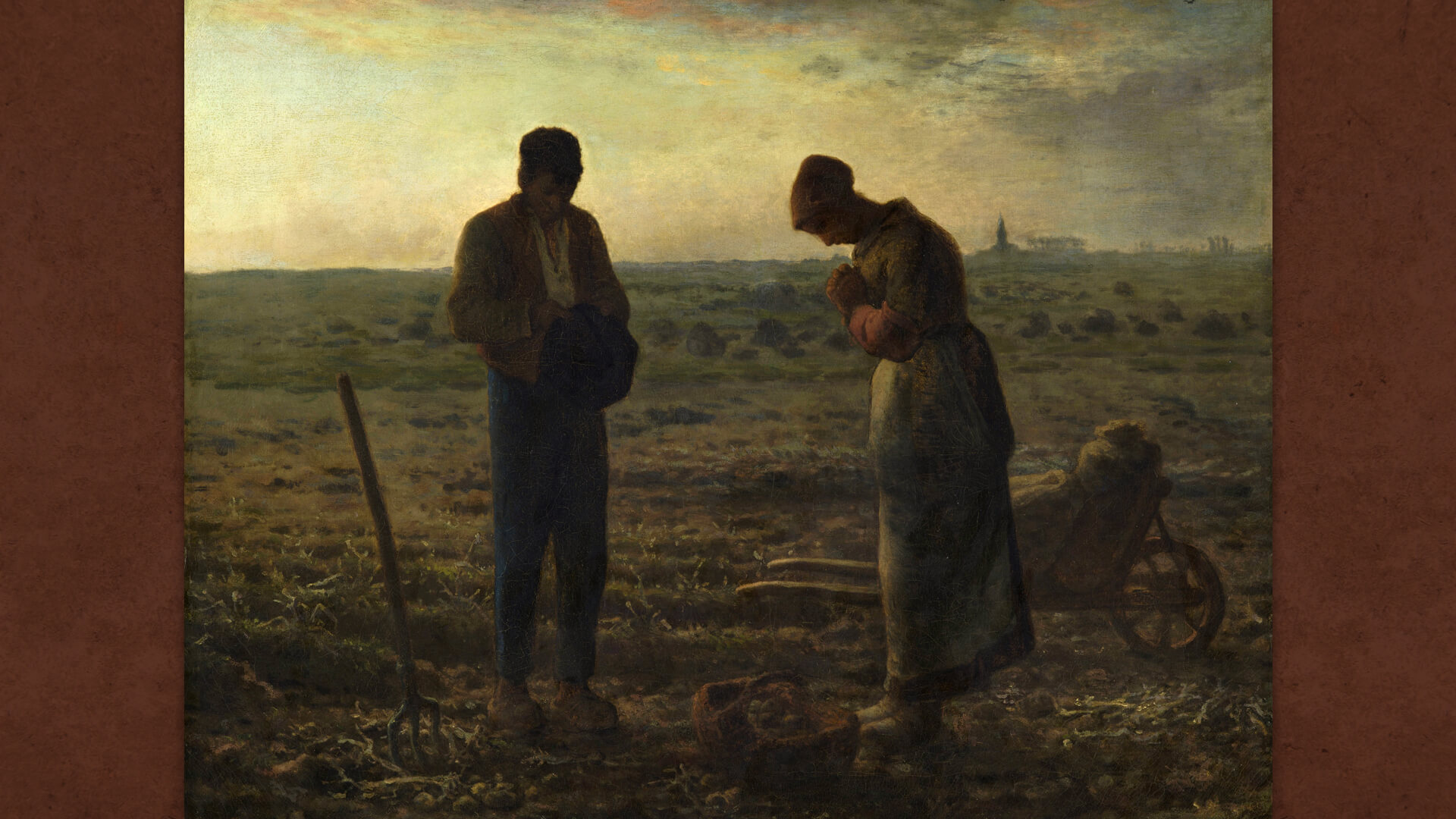 ジャン＝フランソワ・ミレー / 晩鐘 | 壁紙ギャラリー KAGIROHI
