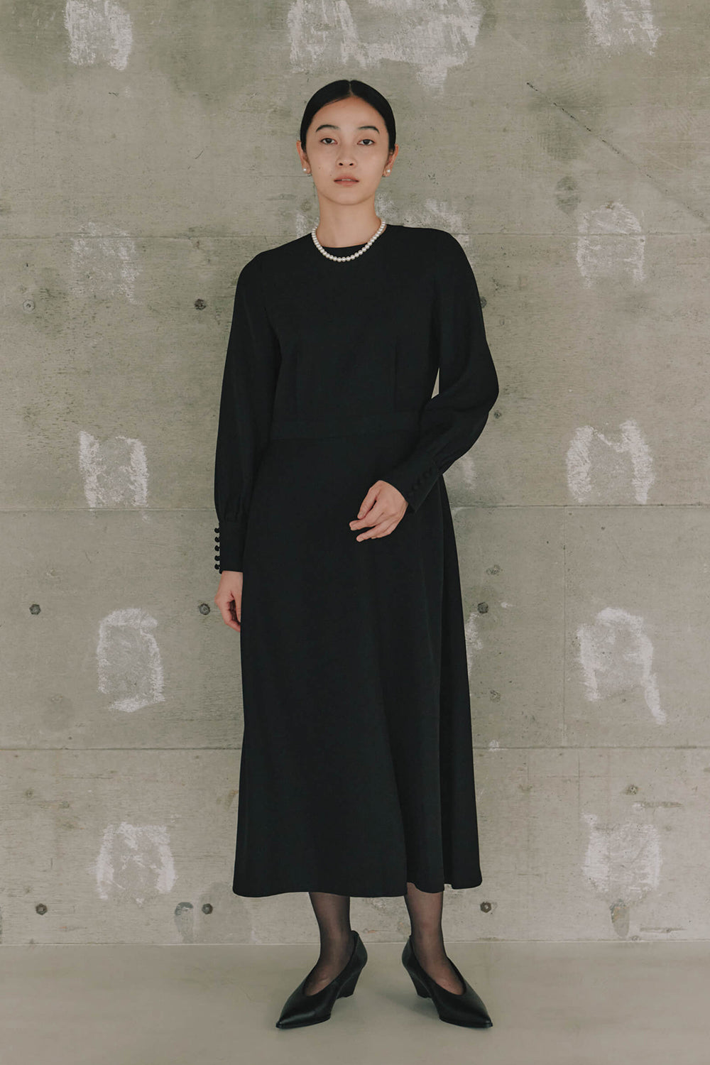 kaene公式オンラインストア シンプルロングスリーブ / 100610 ブラック