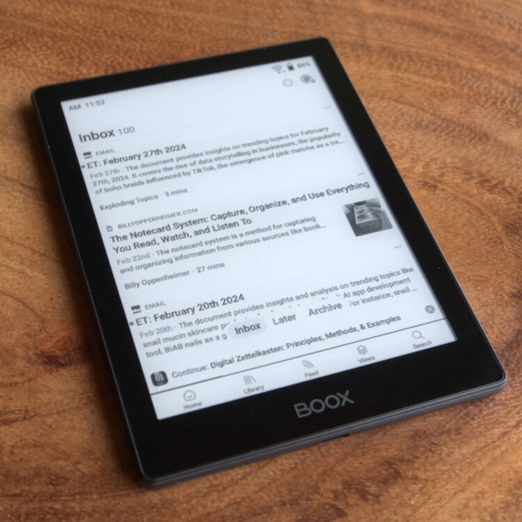 BOOX Poke5 review: Readwise Reader on e-ink!