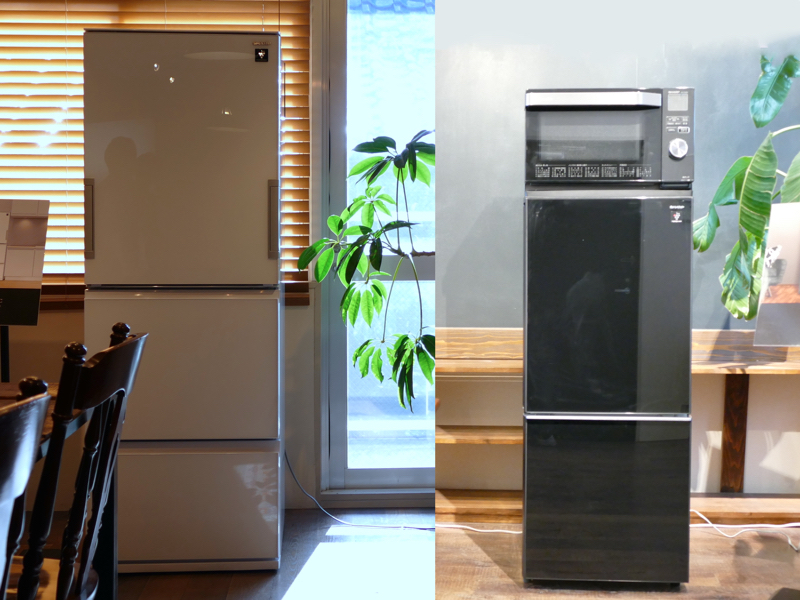 シャープ、「どっちもドア」を採用したオシャレな小型冷蔵庫 - 家電 Watch