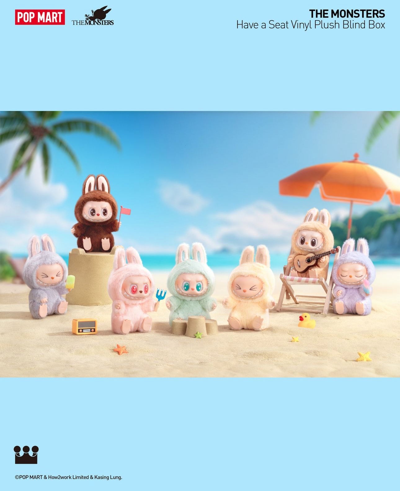 Popmart The Monster Have a Seat Part 2 Series Limited Edition