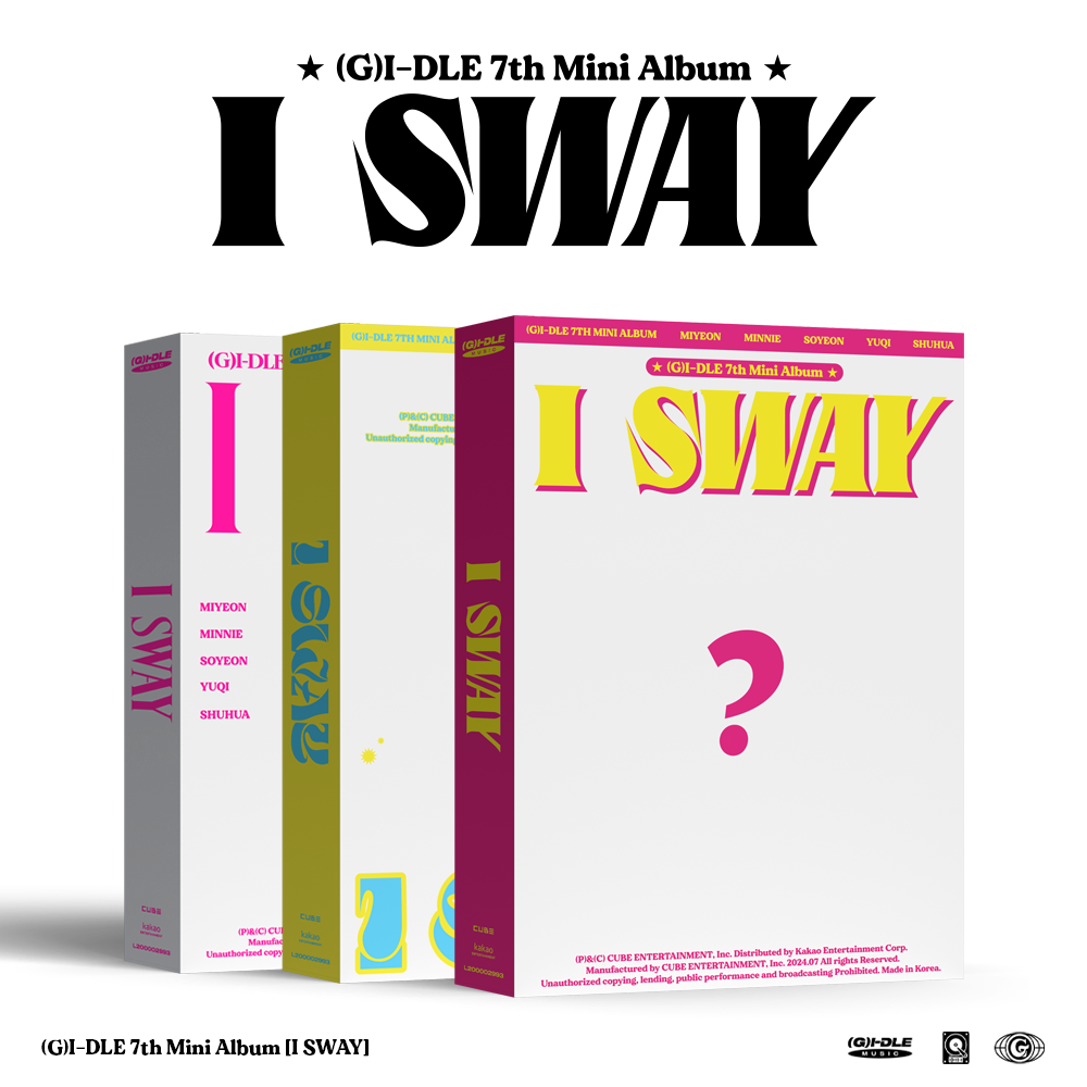 G)I-DLE 7th Mini Album [I SWAY] (Wind Ver. / Wave Ver. / Beat Ver