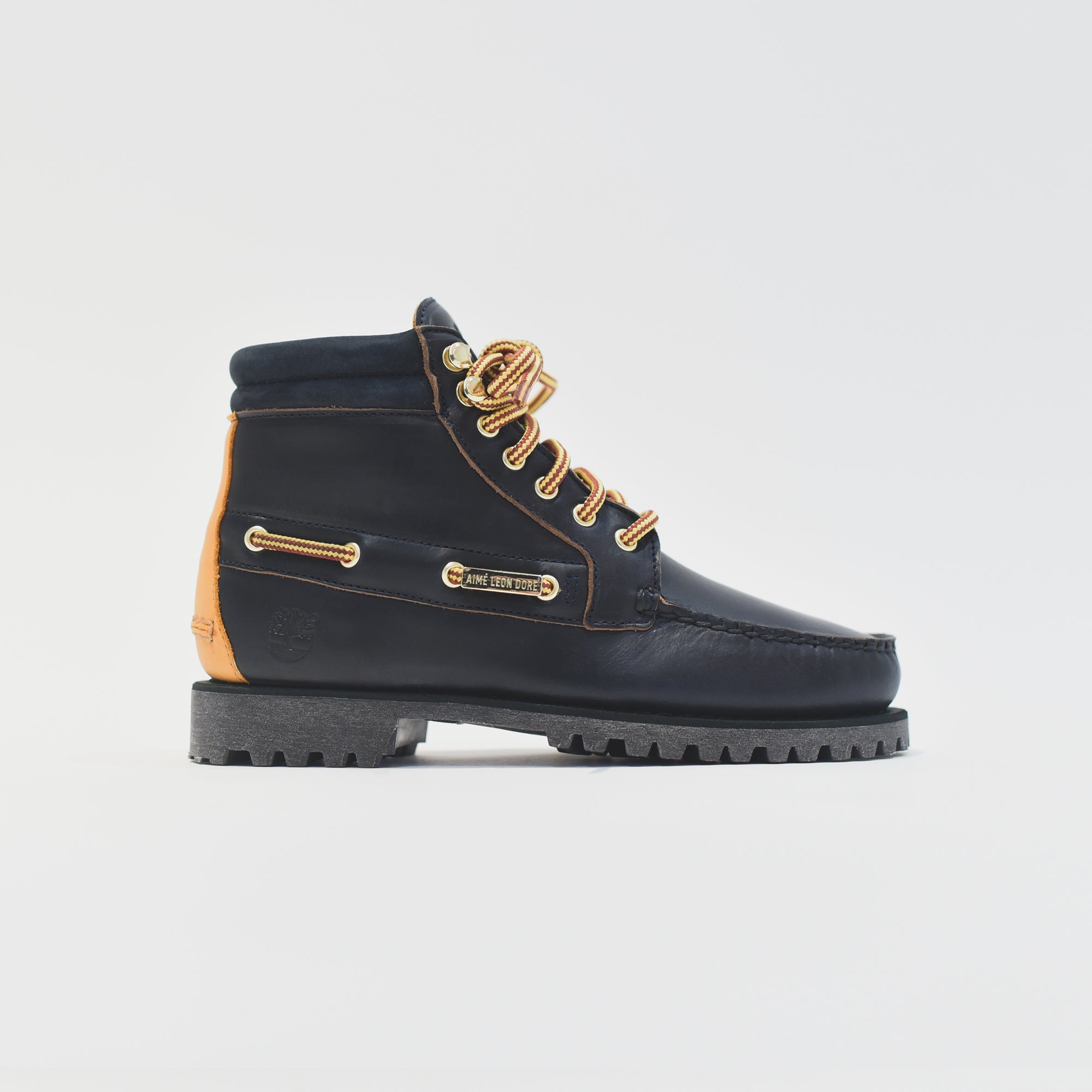 Timberland x Aimé Leon Dore 7 Eye Lug Sole Boot - Navy – Kith