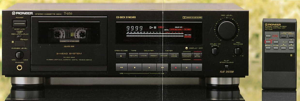 PIONEER T-616 3ヘッドカセットデッキ 動作良好 簡易整備済Pioneer