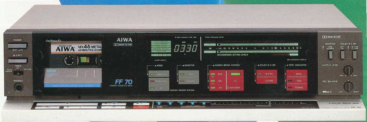 M5998 AIWA アイワ カセットデッキ AD-F90M ジャンク - メルカリ