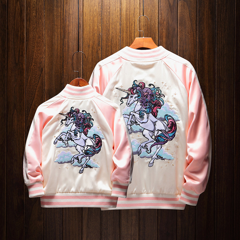 Rainbow Unicorn Souvenir Jacket for Kids – Koisea