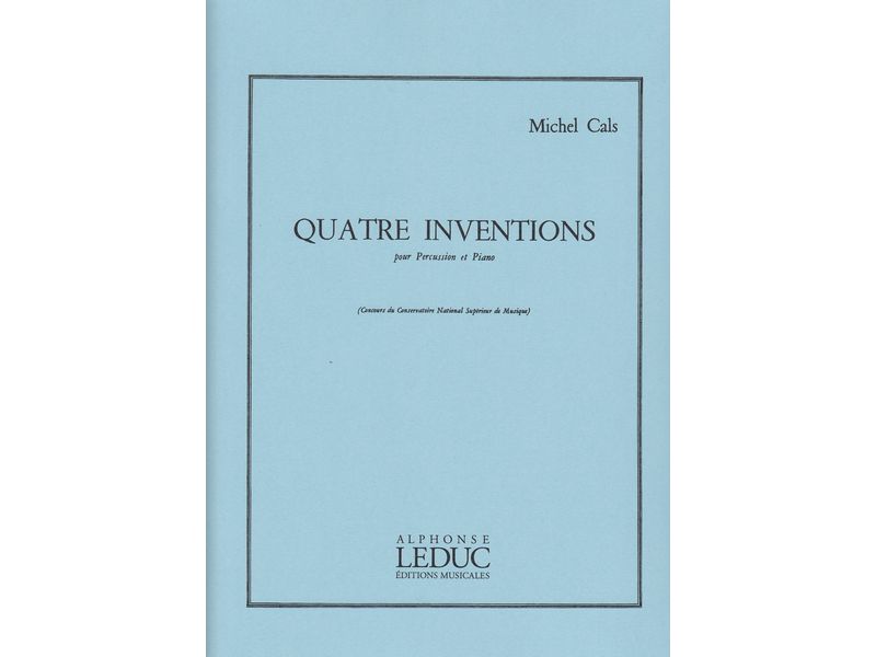 QUATRE INVENTIONS / 4つのインヴェンション【次回納期未定】