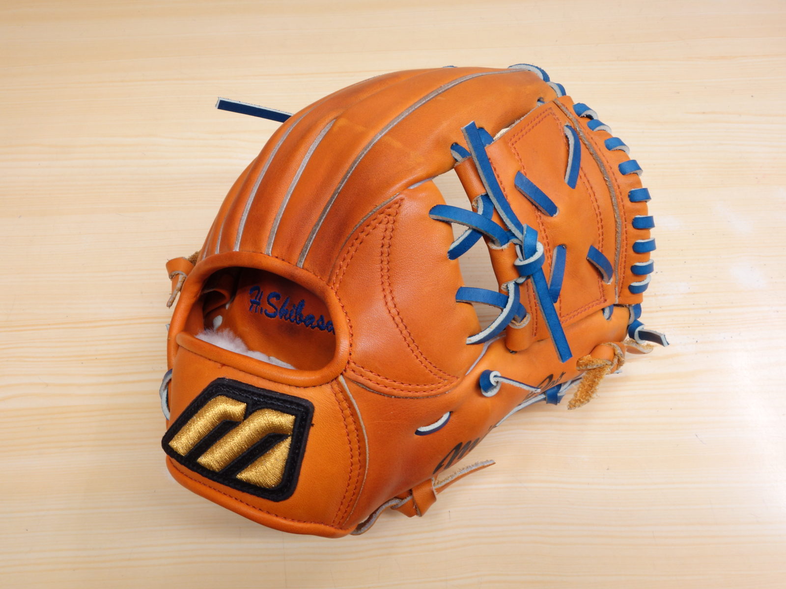 ミズノプロ（Mマーク） グラブ 革ヒモ・グリス交換 ｜ BASEBALL PRO