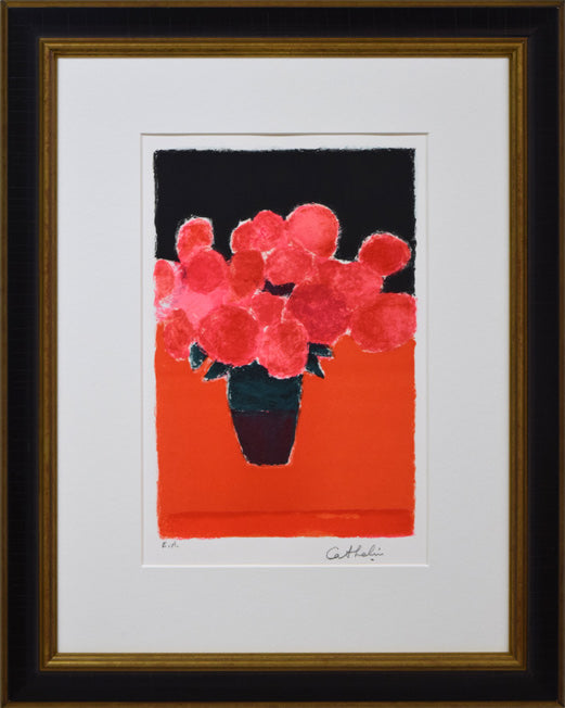 ベルナール カトラン（Bernard CATHELIN）「紫陽花」リトグラフ 絵画