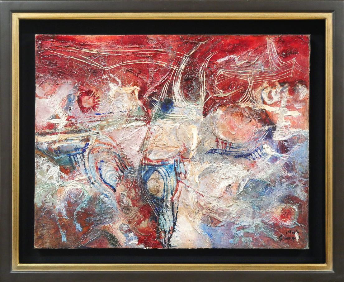 マイミトゥーリチ 油彩 原画 額装 マイミトゥーリチ 油彩 原画 額装