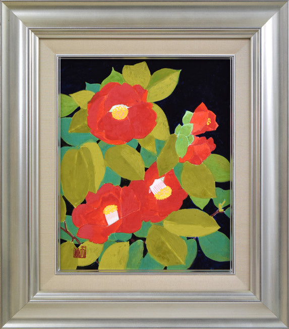 新春・初蔵出しセール・日本画 桝田 隆一画伯 群青富士10号 原画 真作