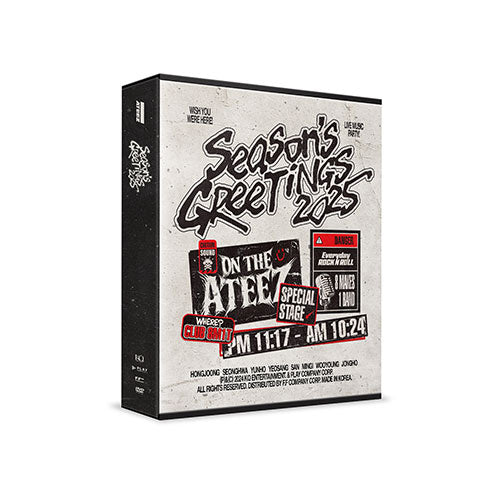 ATEEZ - 2025 Season's Greetings [ROCK WILL NEVER DIE!] - K PLACE