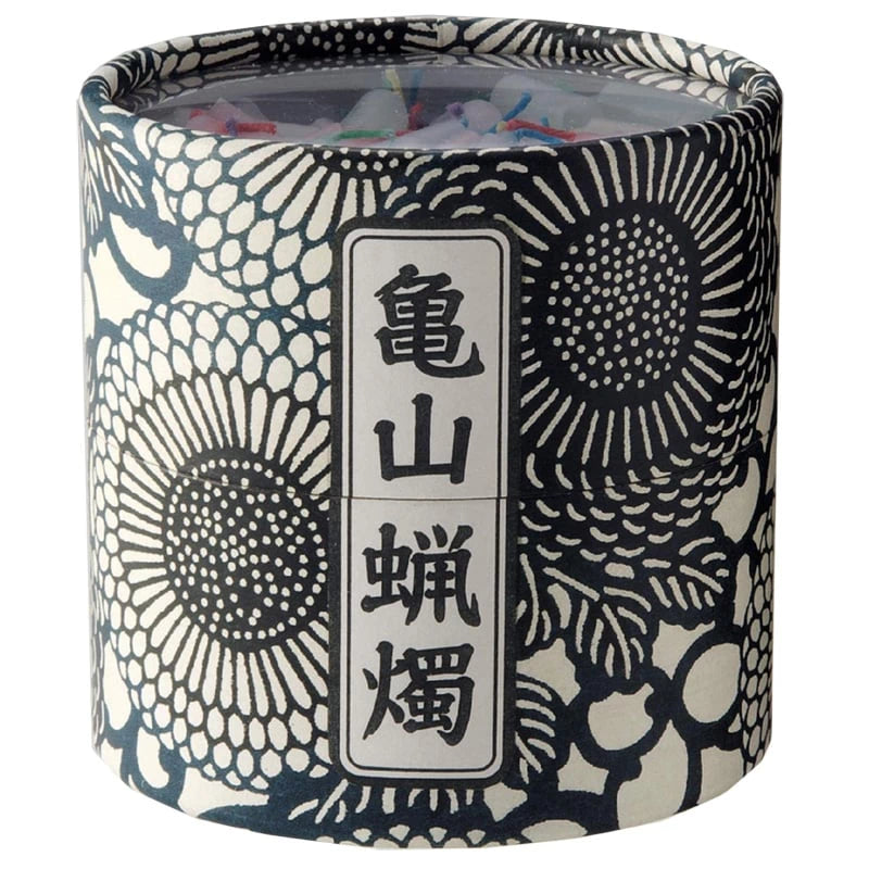 10分ローソク 「亀山五色蝋燭 ～ミニろうそく300本～」 ◇カメヤマ