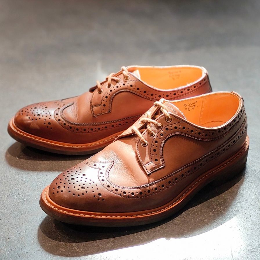 希少 【Tricker's】トリッカーズ×レザーソウル M5764 ウイングチップ